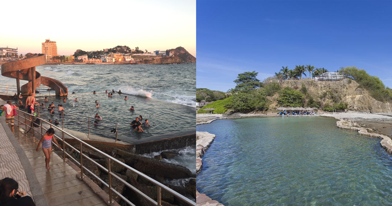 Las 3 albercas de Mar en México | Albercas con agua salada en México